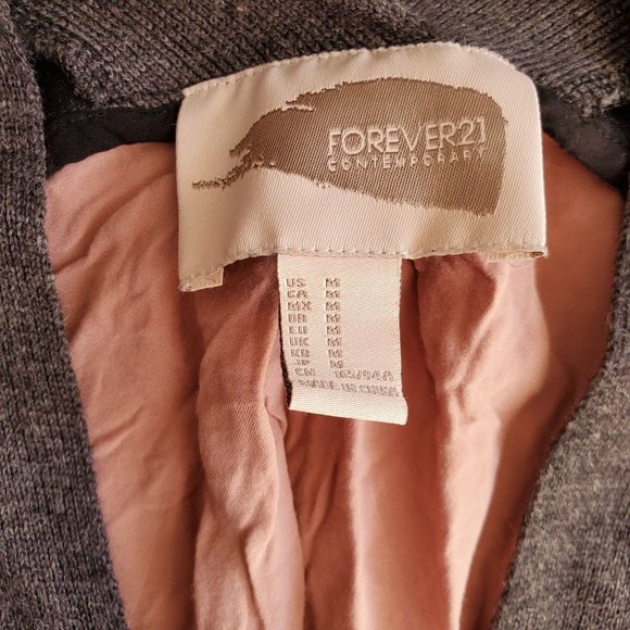 women's Forever 21 sweater size M black and gray - Picture 6 of 6